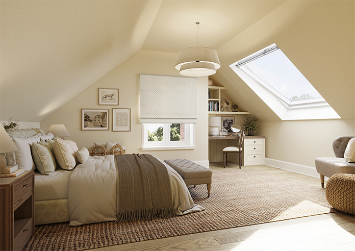 Adelaide, Bloom Spray Rosies Pink - Twist&Fit Roman Blind - Image 6